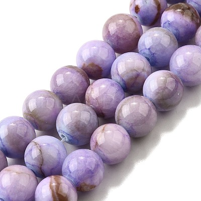 Natural Striped Stone Beads Strands G-D315-A01-02-8mm-1