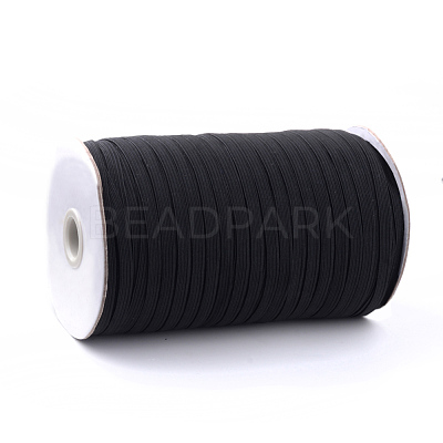 1/4 inch Flat Braided Elastic Rope Cord EC-R030-6mm-02-1