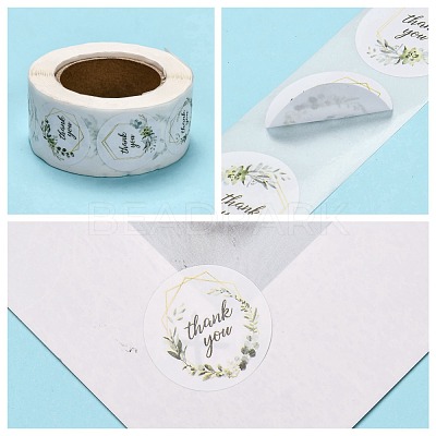 1 Inch Thank You Stickers DIY-G013-A03-1