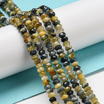 Natural Tiger Eye Beads Strands G-K351-B02-01-1