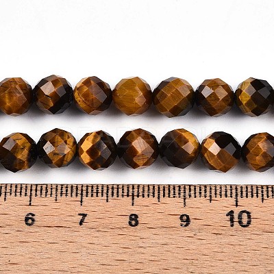 Natural Tiger Eye Beads Strands G-S345-8mm-22-1
