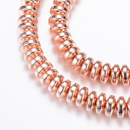 Electroplate Non-magnetic Synthetic Hematite Bead Strands X-G-Q465-20RG-1