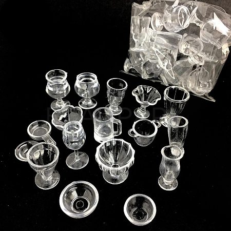 Miniature PVC Plastic Cup Sets MIMO-PW0001-106-1