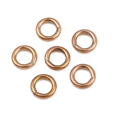 304 Stainless Steel Open Jump Rings SA-CBAF81C-01J-RG-1