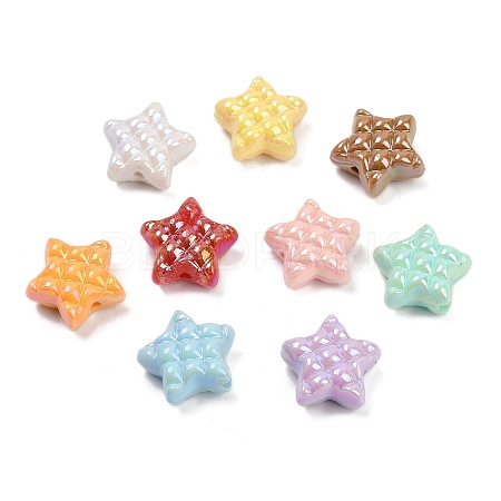 Opaque Acrylic Beads OACR-C022-12-1