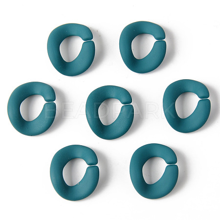 Rubberized Style Acrylic Linking Rings OACR-N011-008B-1