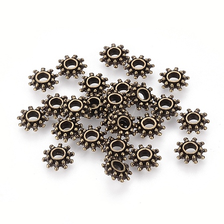 Tibetan Style Spacer Beads LS-MLFH10384Y-NF-1