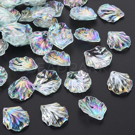 Transparent Acrylic Pendants MACR-S373-73-C05-1