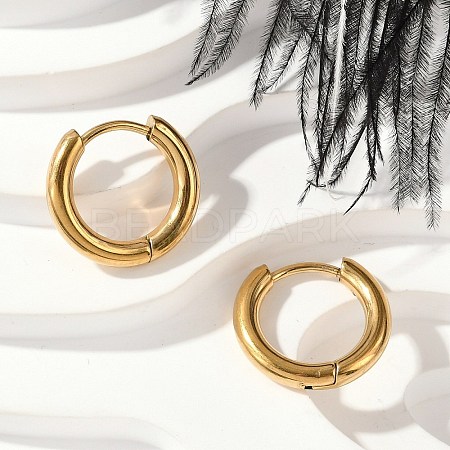 202 Stainless Steel Huggie Hoop Earrings LS-EJEW-F111A-14mm-G01-1