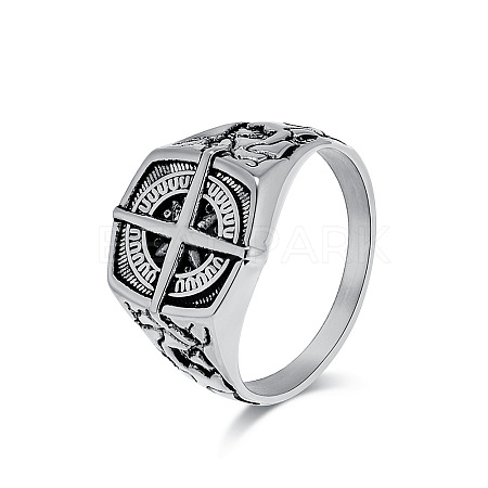 316L Surgical Stainless Steel Finger Rings for Men FS-WGFC20E-04-1