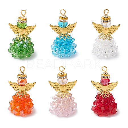 Glass Pendants PALLOY-MZ01015-1
