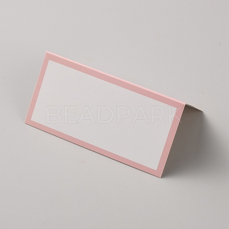 Paper Blank Place Cards for Wedding DIY-WH0899-883B-1