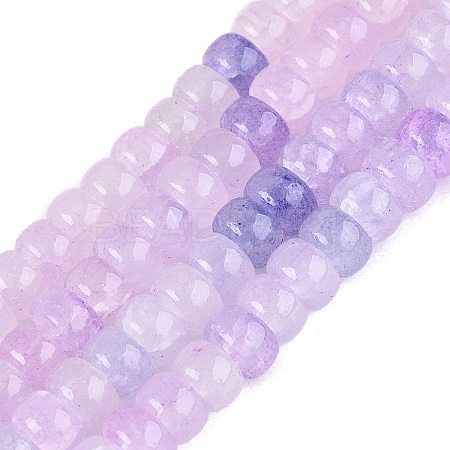 Ombre Effect Dyed Glass Beads Strands X-GLAA-Q106-05A-A11-1