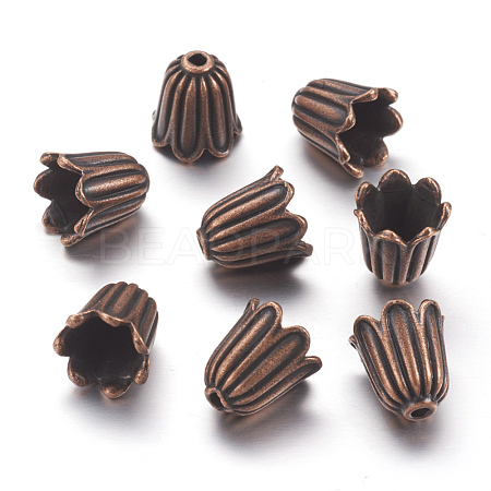 Tibetan Style Caps LS-TIBEB-00864-R-NR-1