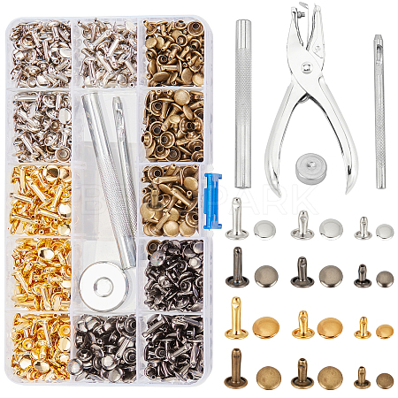 Iron Rivets Set DIY-WH0210-07-1