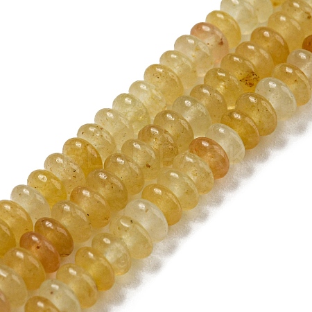 Natural Yellow Aventurine Beads Strands G-K343-C02-03-1