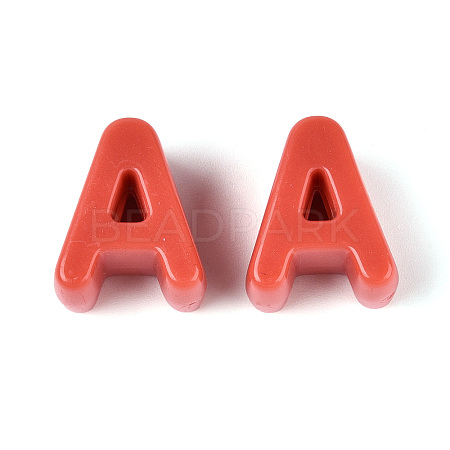 Opaque Acrylic European Beads OACR-M027-01A-06-1