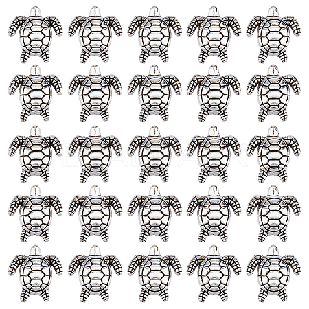40Pcs Tibetan Style Alloy Beads TIBE-DC0001-18-1