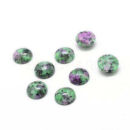 Synthetic Ruby in Zoisite Gemstone Cabochons G-T020-14mm-17-1