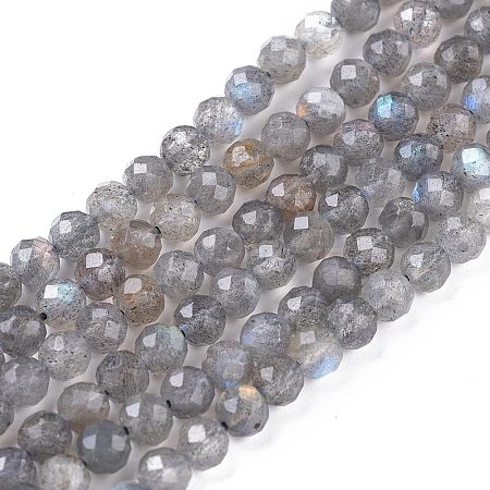 Natural Rainbow Moonstone Beads Strands G-R475-025C-1