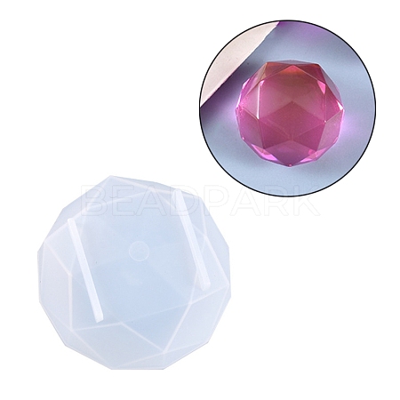 Diamond Ice Ball Silicone Molds X-DIY-I036-20B-1