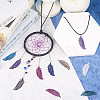 40Pcs 10 Colors 201 Stainless Steel Filigree Pendants STAS-TA0001-92-8