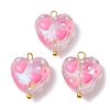 Glass Pendants PALLOY-JF02488-1