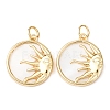 Natural Shell Pendants X-KK-L188-38G-1-1