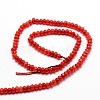 Dyed Natural Malaysia Jade Rondelle Beads Strands G-E316-2x4mm-25-2