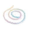 Transparent Glass Beads Strands X-GLAA-E036-07A-4