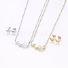 304 Stainless Steel Jewelry Sets SJEW-O090-14-1