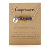 667 Stainless Steel with Natural Amethyst & Natural Tiger Eye & Natural Lapis Lazuli Chip Pendant Necklaces FS-WGFED6E-05-1