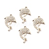 Alloy Crystal Rhinestone Pendants ALRI-C007-62LG-4