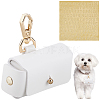 1Pc Imitation Leather Ring Storage Bags for Pet Dog Collar ABAG-CL0001-36A-1