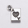 Poker A Tibetan Silver Charms AC0322-2