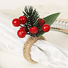 Christmas Plastic Napkin Rings XMAS-PW0001-283B-1