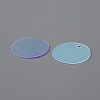 Iridescent PVC Paillette/Sequins Pendants PVC-WH0006-01C-2