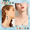 10Pcs 5 Colors Rack Plating Brass Micro Pave Cubic Zirconia Charms ZIRC-HY0001-03-6