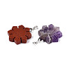 Natural Mixed Stone Pendants G-T144-12M-2