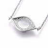 304 Stainless Steel Pendant Necklaces NJEW-L146-06-3