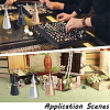 2Pcs 2 Styles Alloy Ring Display Stands RDIS-BBC0001-01G-4