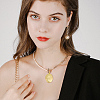 6Pcs Brass Locket Pendants KK-BBC0015-50-5