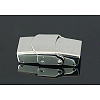 Smooth 201 Stainless Steel Wtach Band Clasps STAS-Q160-1