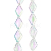 Electroplate Glass Beads Strands EGLA-B010-01A-HR01-1