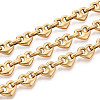 304 Stainless Steel Heart Link Chains CHS-Q009-03G-01-1