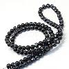 Baking Paint Glass Round Bead Strands DGLA-Q019-8mm-73-3