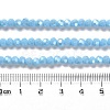 Opaque Glass Beads Strands EGLA-A035-P4mm-A08-4