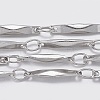 Tarnish Resistant 304 Stainless Steel link Chains CHS-K007-08P-1