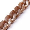 Handmade Acrylic Curb Chains AJEW-JB00679-07-1