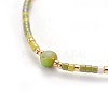 Glass Seed Beads Bracelets BJEW-E360-01-3